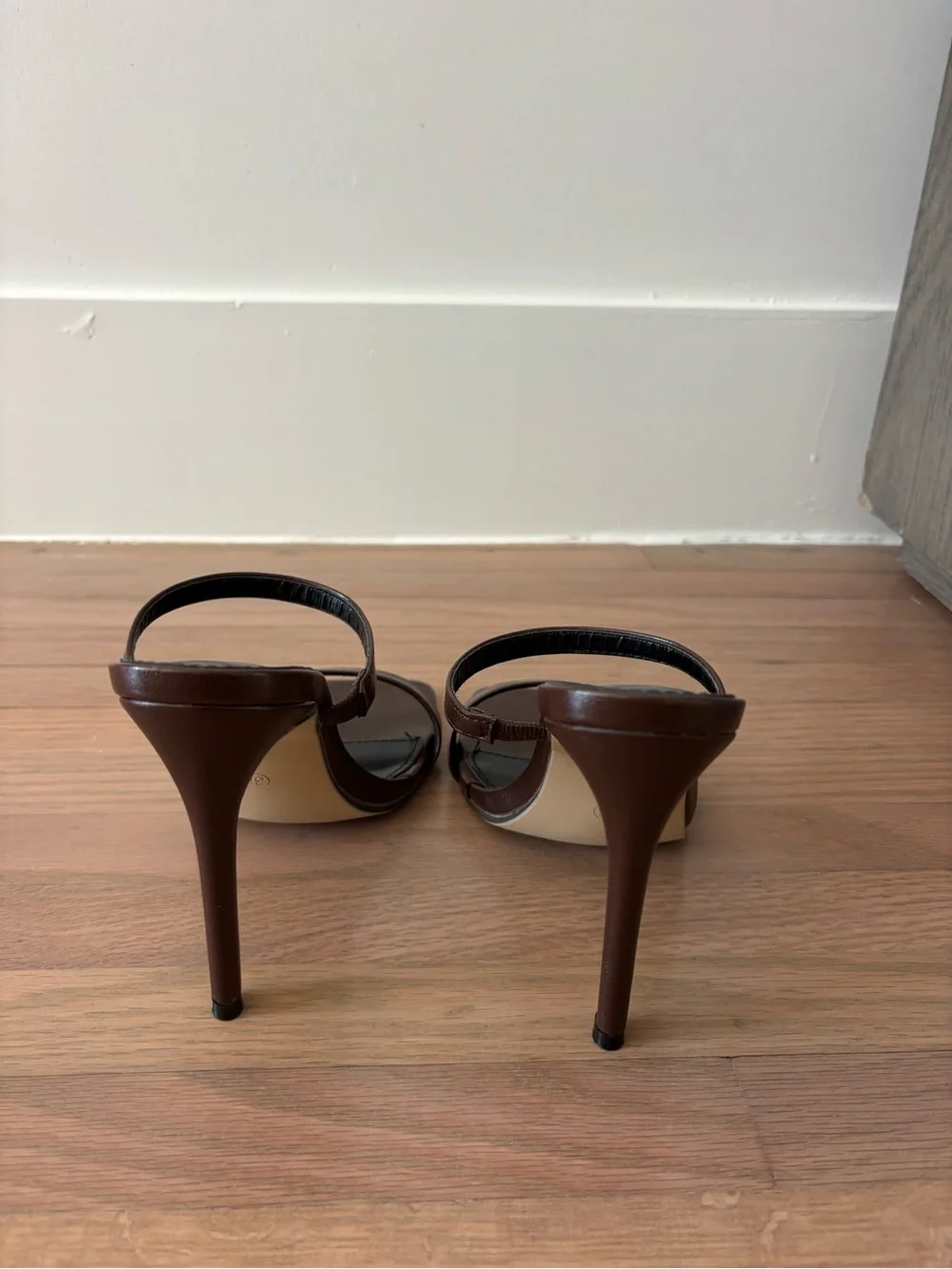 Brand new Brown Strappy High Heel